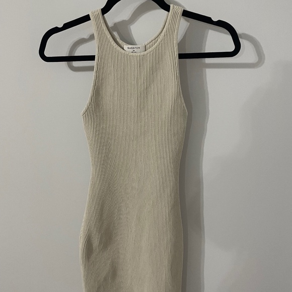 Aritzia Babaton Winslet Sculpt Knit Backless Mini Dress - Picture 1 of 2